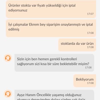 Trendyol İndirimden Alınan Ürünü Stokta Yok Deyip İptal Ediyor