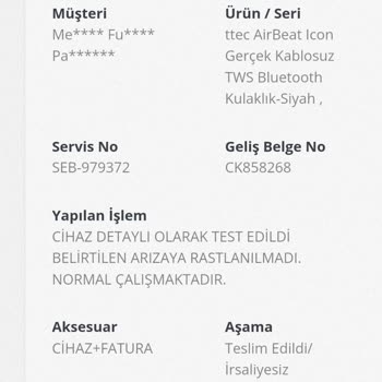 Ttec Sattığı Cihazın Arkasında Durmuyor.