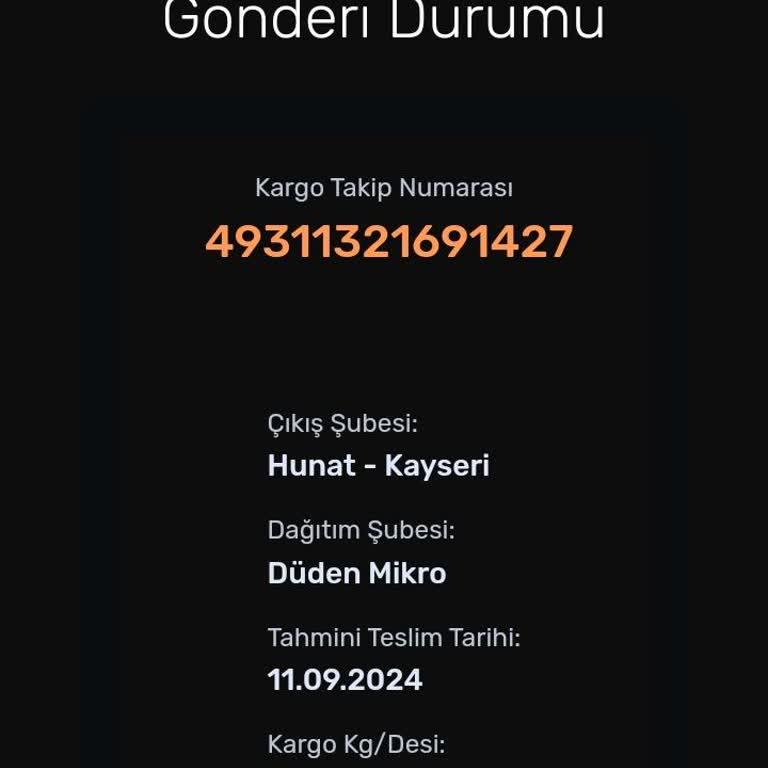 Sürat Kargo Gecikme Daha Önceden Yasanan Olay