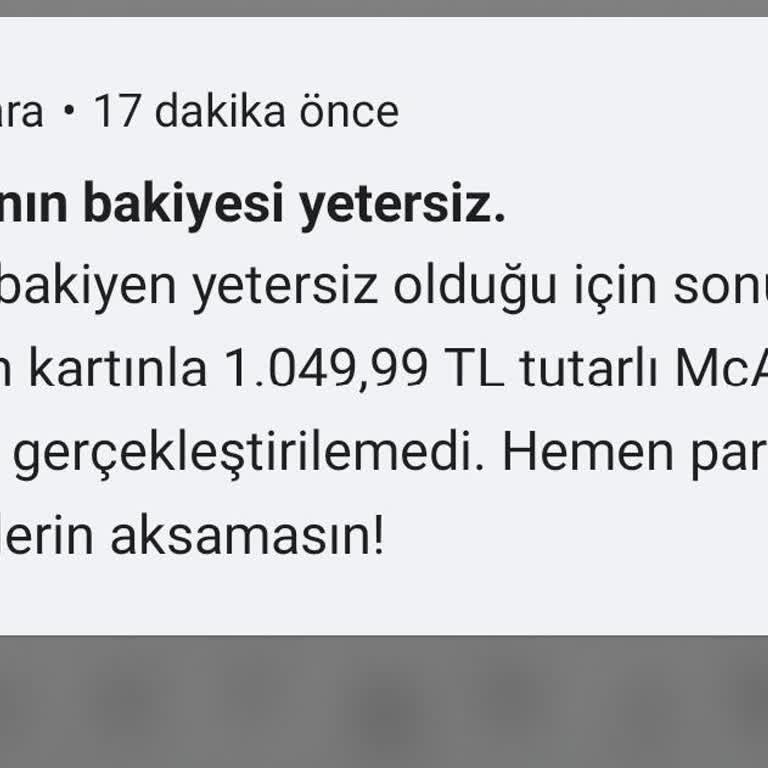Papara Kartımdan Para Çekilmeye Çalışılmış