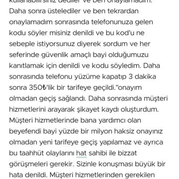 Vodafone'un Fahiş Fiyat Artışı ve Müşteri Mağduriyeti