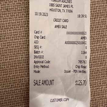 Turkish Airlines Houston-Estambul: Me Cobran de Más por el Boleto de Mi Bebé