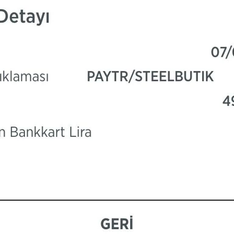 Steel Butik'ten Alışverişte Yaşanan Sorunlar Ve İade Süreci