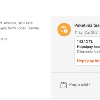 Hepsiburada Durduk Yere Sipariş İptali