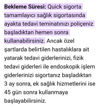 Quick Sigorta Quick Sağlık Sigortası Mağduriyetim