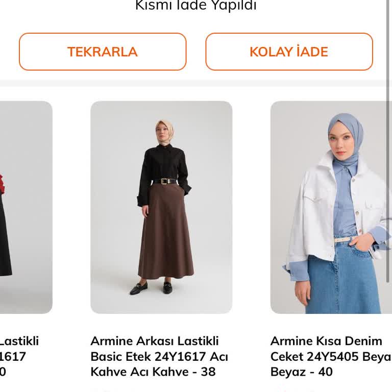 Armine Teslim Edilemeyen Etek