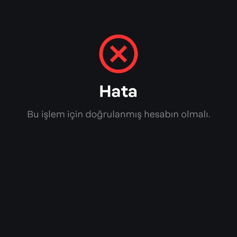 Papara Hesap Doğrulama Hatası