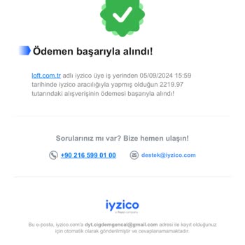 Loft Para Çekildi Sipariş Yok!