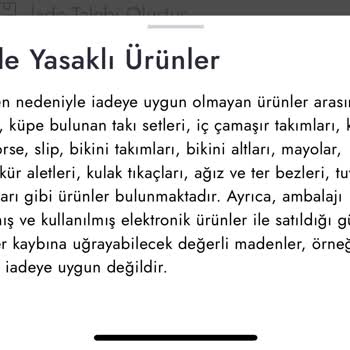 Boyner Değişiklik Talebi Reddi