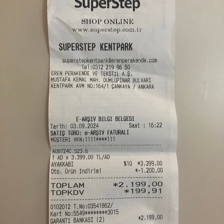 SuperStep Kentpark İade Alınmayan Ayakkabı Çok Mağdur Oldum