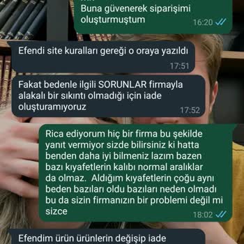 Hazel Butik İade Kabul Etmemesi