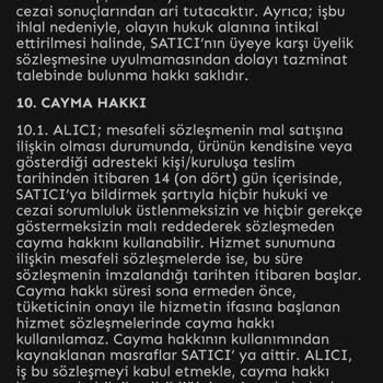 Hazel Butik İade Kabul Etmemesi