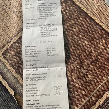 Profilo Hasarlı Bulaşık Makinesi