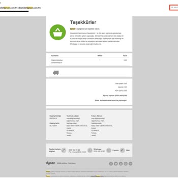 Dyson Yedek Parça Gelmeme Sorunu