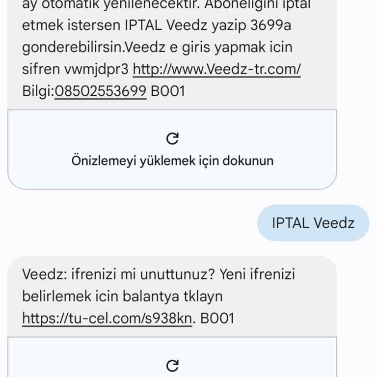 Veedz-tr.com Veedz Abonelik İptali