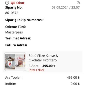 Espressolab Siparişimin İadesi Gerçekleşmedi