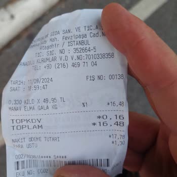 Özkuruşlar Etiket Fiyatı Yanlış Ürün