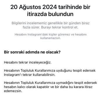 Instagram Açılmayan Hesabım İçin Yardım İstiyorum