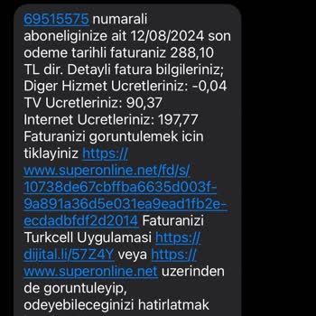 Superonline Taahhüt Bitiminde Fahiş Fatura Ve Yetersiz Bilgilendirme