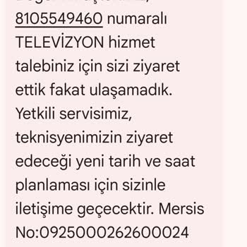 Vestel Toshiba Servis Sıkıntıları
