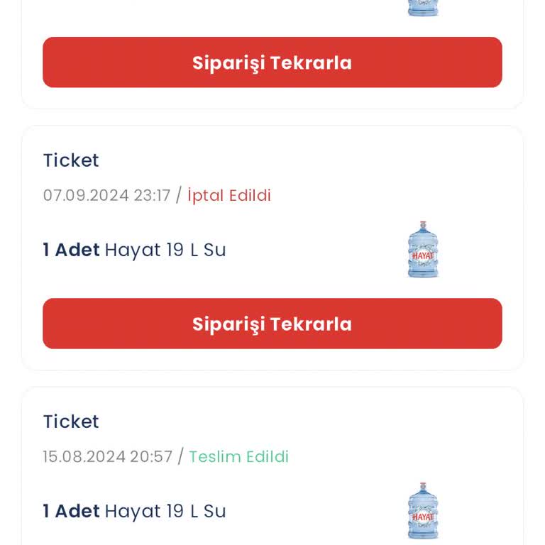 Hayat Su 5 Gündür Su Teslimatı Problemi