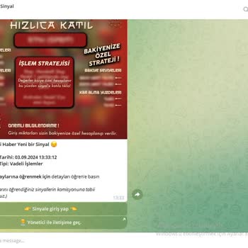 Telegram Kripto Para Kanalı Üzerinden Yaşanan Mağduriyet
