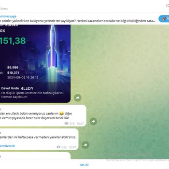 Telegram Kripto Para Kanalı Üzerinden Yaşanan Mağduriyet