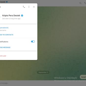 Telegram Kripto Para Kanalı Üzerinden Yaşanan Mağduriyet