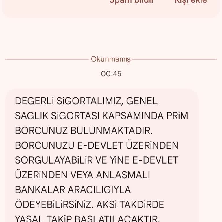Sigortalı Çalışmadığım Halde SGK Prim Borcum Varmış
