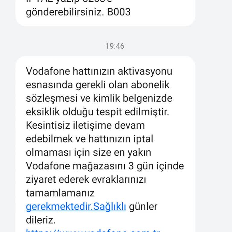 Vodafone Hattı Üzerime Alırken Yaşadığım Sorunlar