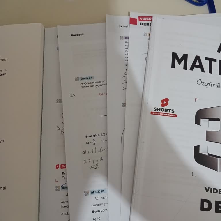 3D Yayınları AYT Matematik