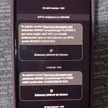 Playweez İsteğim Dışında Kesilen Üyelik Ücreti