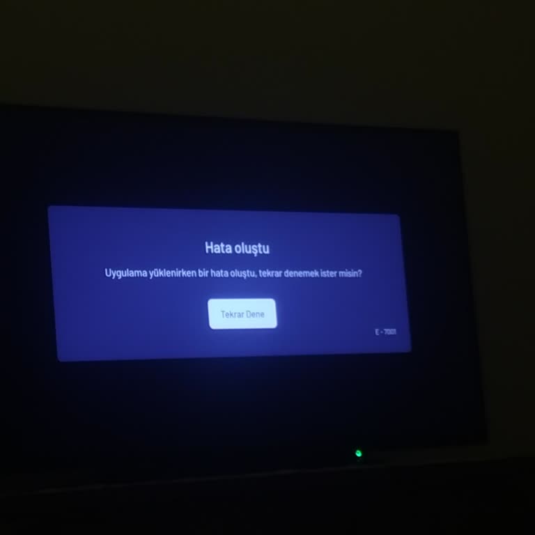 Blu TV E 7001 Hatası