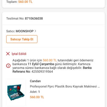 Trendyol Mağduriyetim Var Ürünü Kendi İsteklerine Göre İptal Ediyorlar