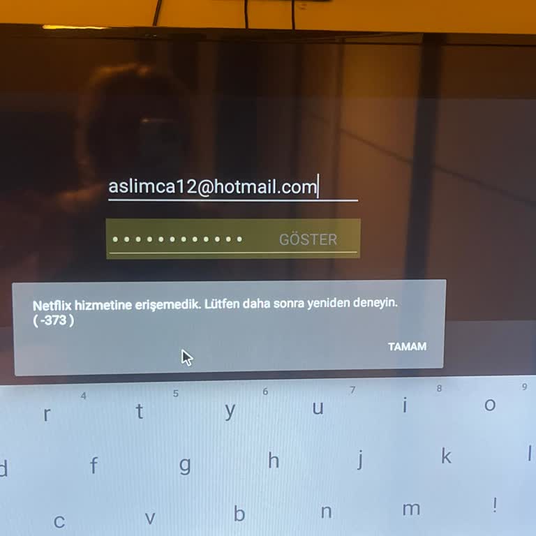 Onvo TV Netflix Uygulamasını Açmıyor