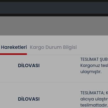 Aras Kargo Teslim Edilmediği Halde Sistemden Teslim Edildi Görülen Siparişim.