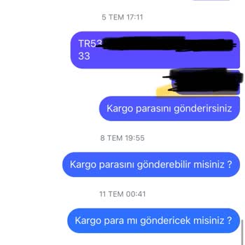 Vera Boutique (Instagram: veradesignn) Veradesignn Instagram Sayfasında Yaşanan Kargo Ücreti Sorunu