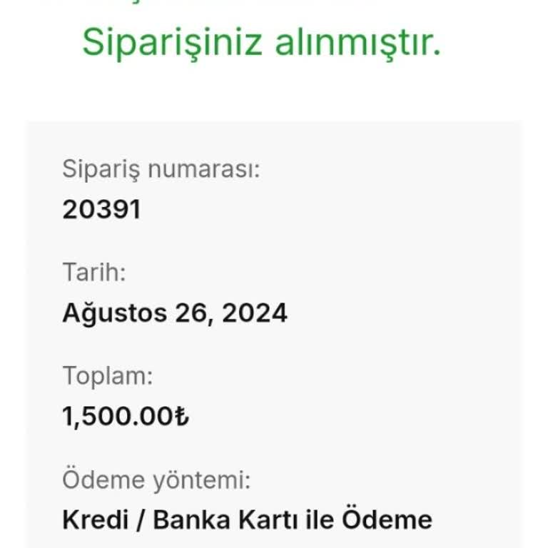 Yeşim Yılmaz Takı Sipariş Problemi Ve Müşteri Destek Şikayeti