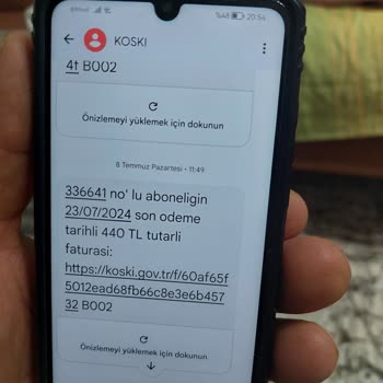 Konya KOSKİ Aylardır Aynı Fiyatta Gelen Fatura