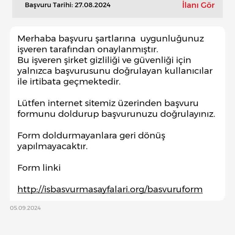 İşin Olsun Başvuru Sürecinde Güvenlik Endişesi