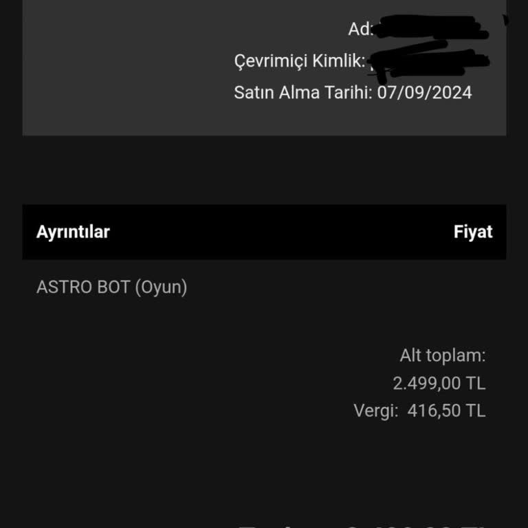 PlayStation Türkiye Ps5 Oyun İade Talebi