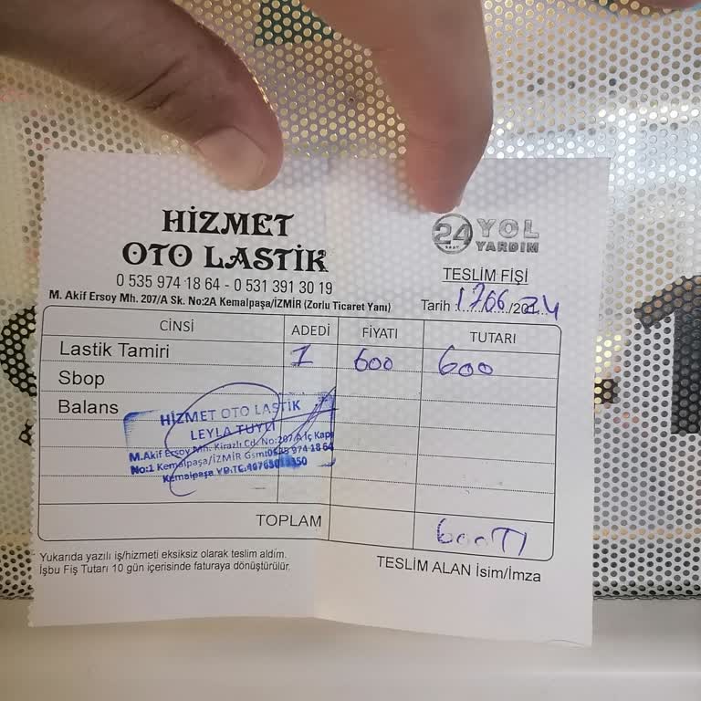 Avec Kaskolu Aracın Lastik Faturasını Ödemiyor