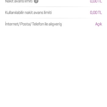 Enpara Kredi Kartı Kısıtlaması