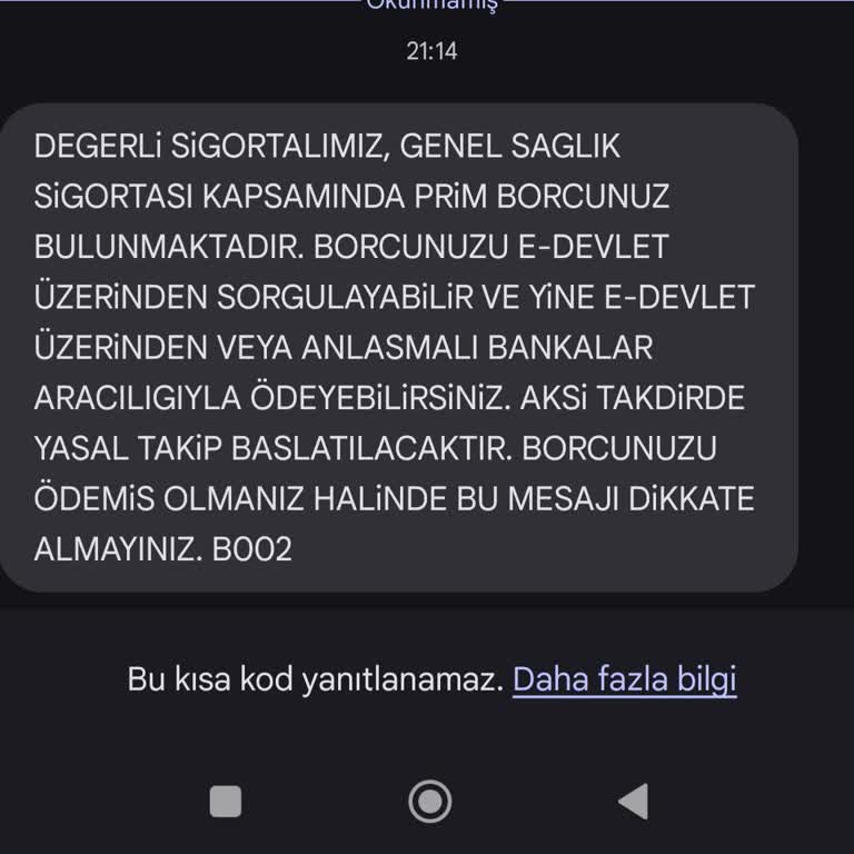 SGK Prim Borcu Yasal İşlem