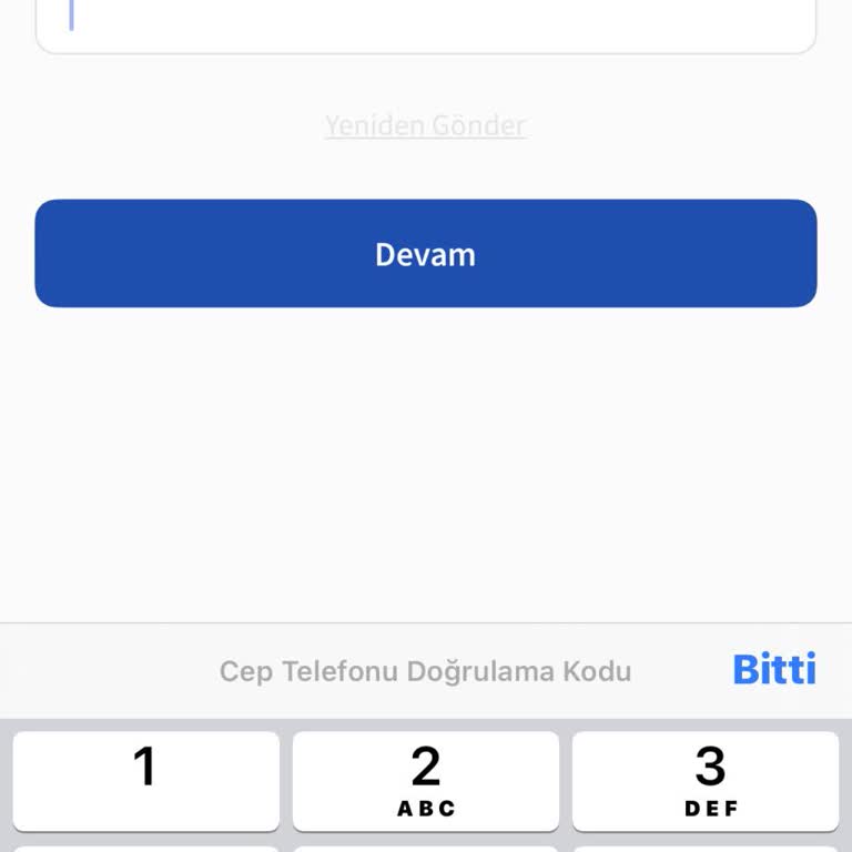 Agesa Mobil Uygulama Doğrulama Kodu