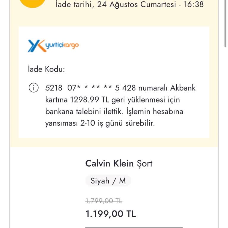 Boyner Paramı 1 Aydır İade Etmiyor!