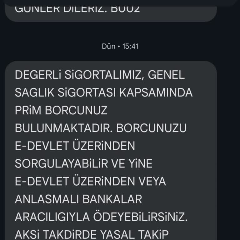 SGK GSS Pirim Borcu
