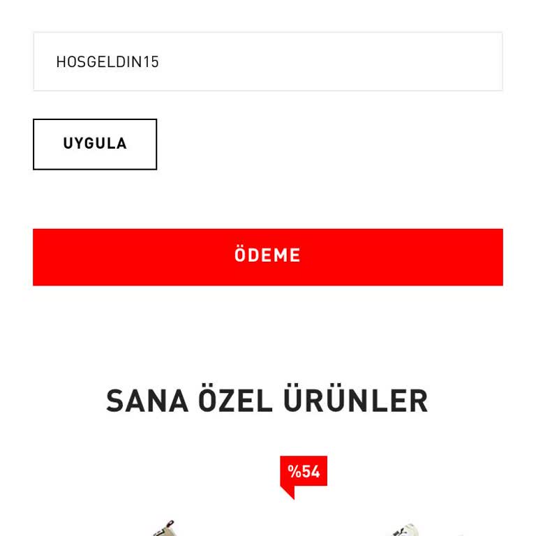 Puma İndirim Kodu Uygulaması