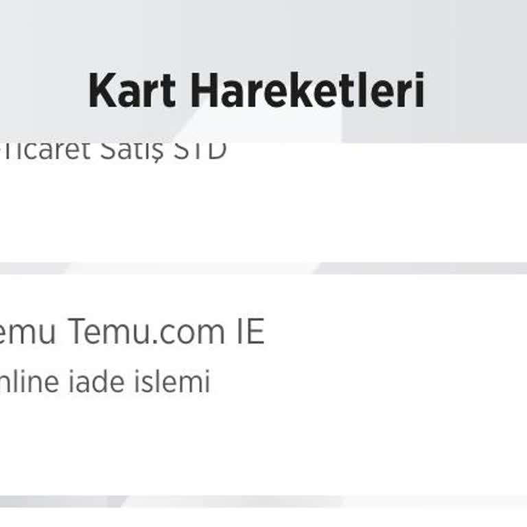 Ziraat Bankası Ziraat Sanal Kartıma Yatırılan İade Ana Kartımda Gözükmüyor