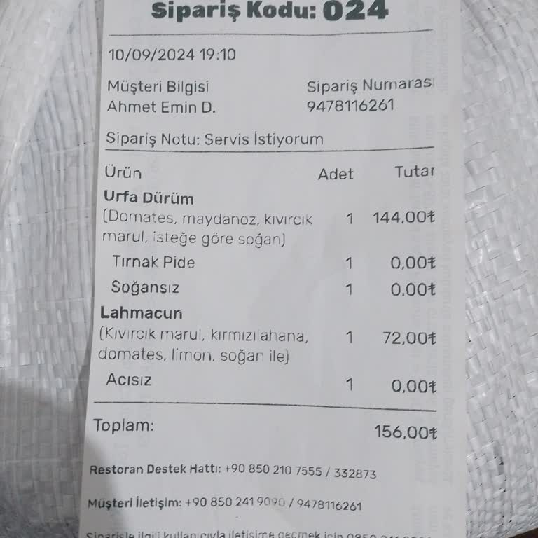 Trendyol Yemek Fişi Okuyamadık İade Reddi Yapıyoruz Demesi